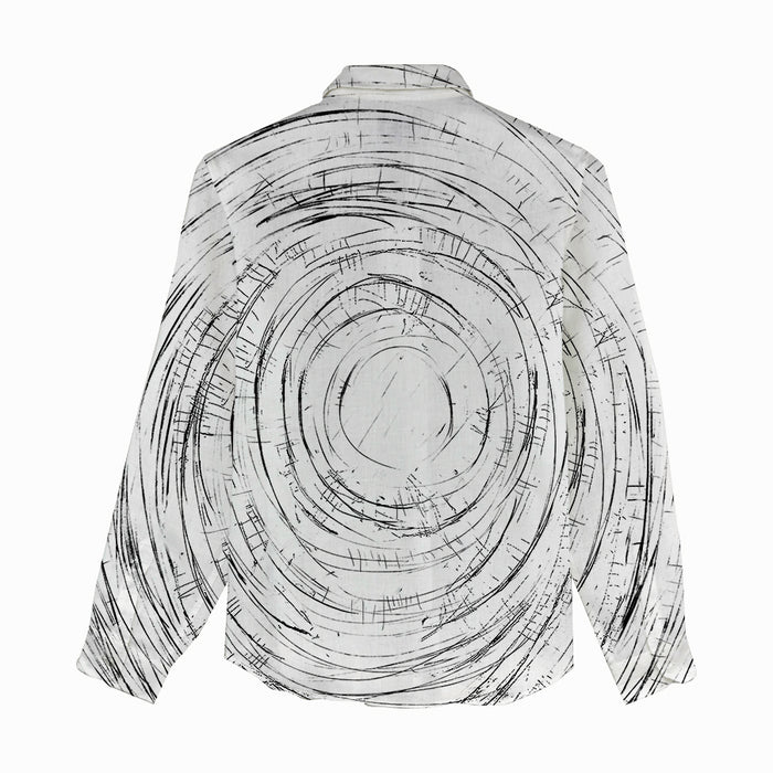 Black cat pattern- Women Linen Shirt & Shorts