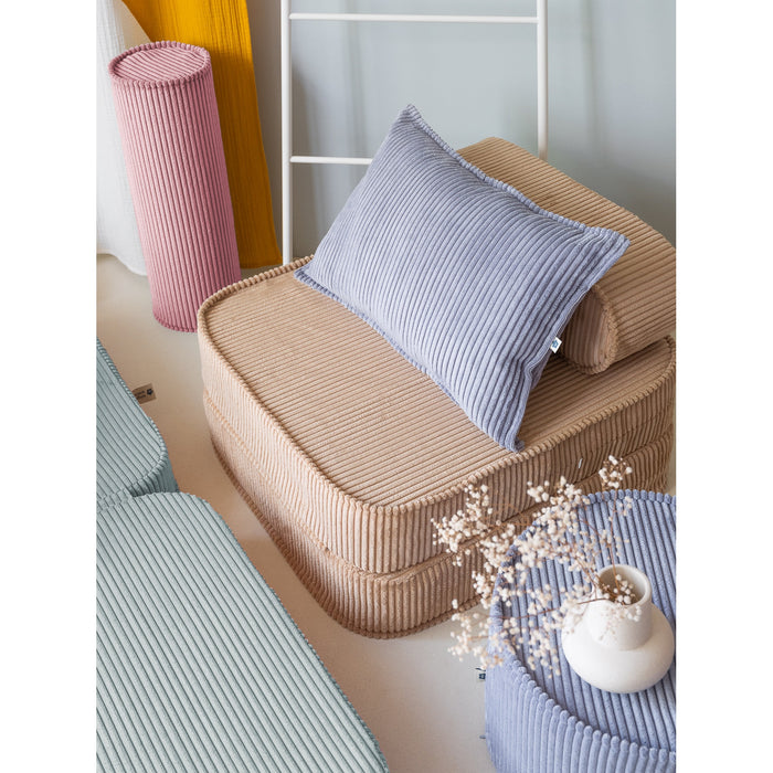 Blueberry Blue Bolster - Rugs by Roo