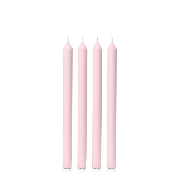 Blush Pink 30cm Dinner Candles Pack of 4