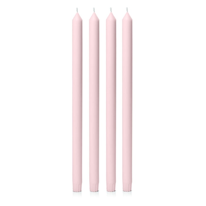 Blush Pink 40cm Dinner Candles Pack of 4