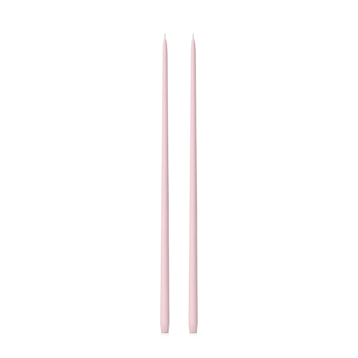 Blush Pink 65cm Taper Candles Pack of 2