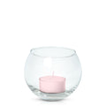 Blush Pink Tealight in Fishbowl Pack Pack of 24