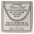 Bonus Dad Gift, Link Chain Necklace: You Are My Favorite Person