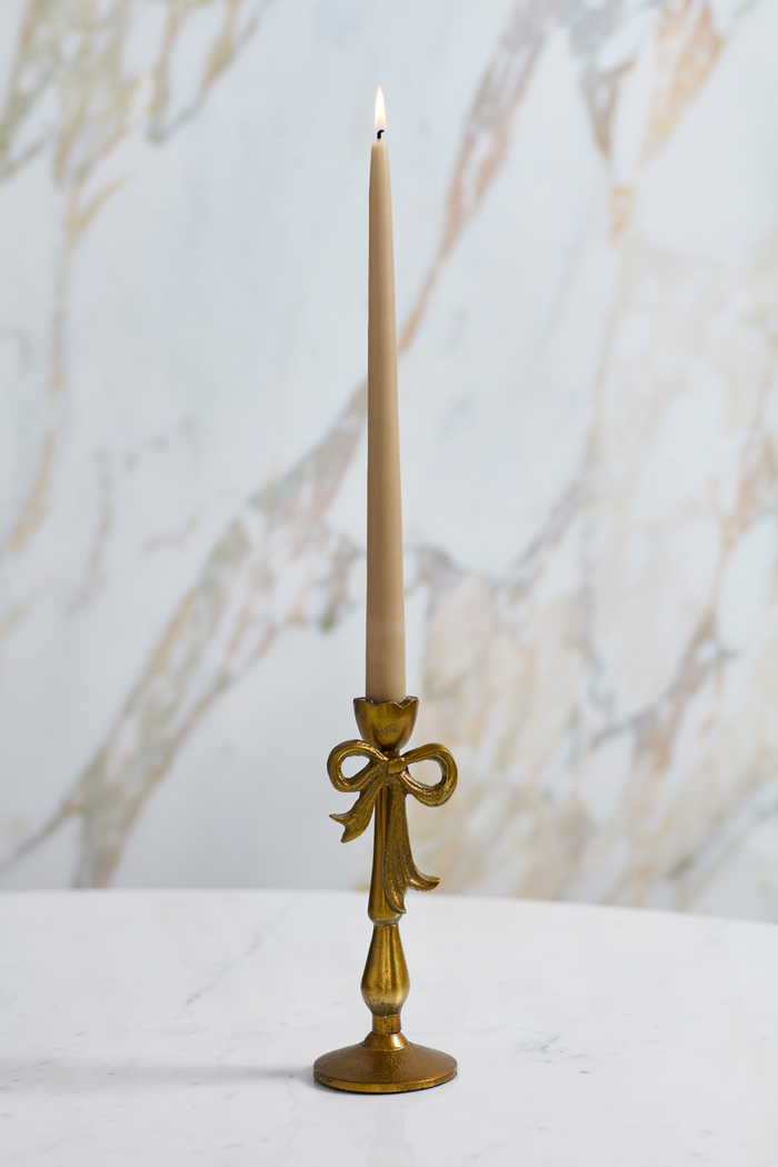 Bowtied Candleholders (Two Sizes)