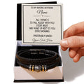 Boyfriend Gift, Love You Forever Bracelet: All I Want Is...