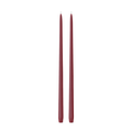 Burgundy 45cm Taper Candles