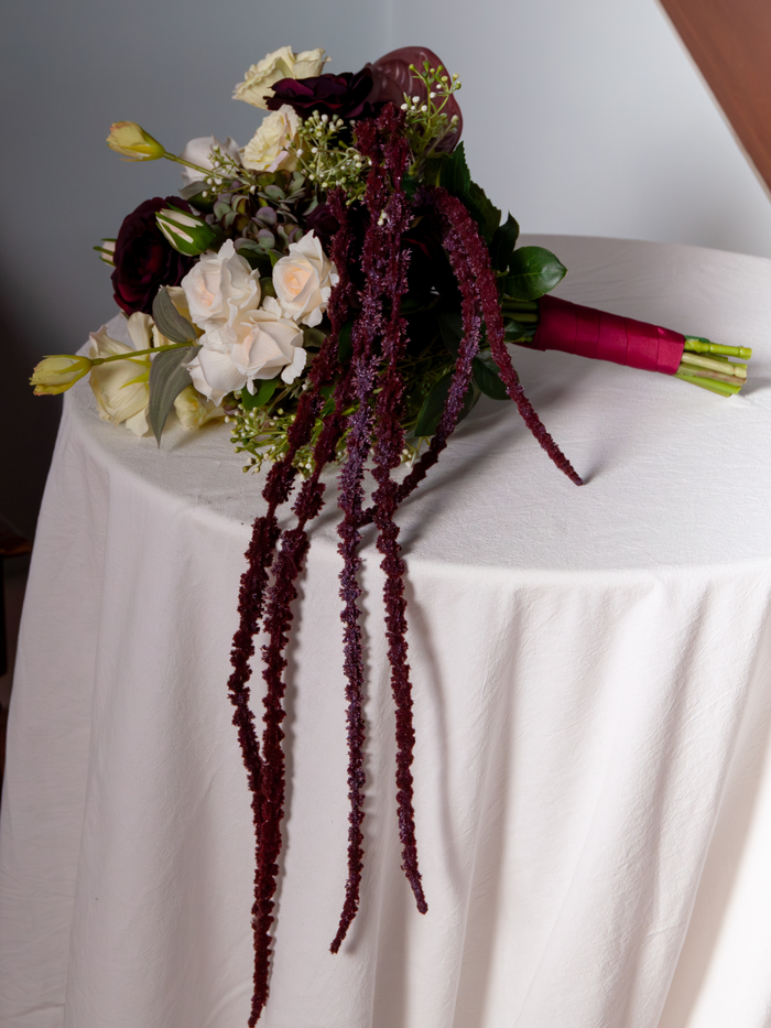 Plum Noir Wedding Bouquet - Medium Pack of 1