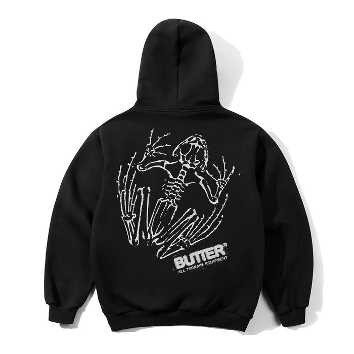 Butter Goods - Fossil Pullover Hood (Black)