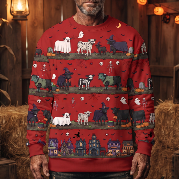 Cattle Hallowen - Unisex Sweatshirt, Hoodie & T-shirt for Farmers