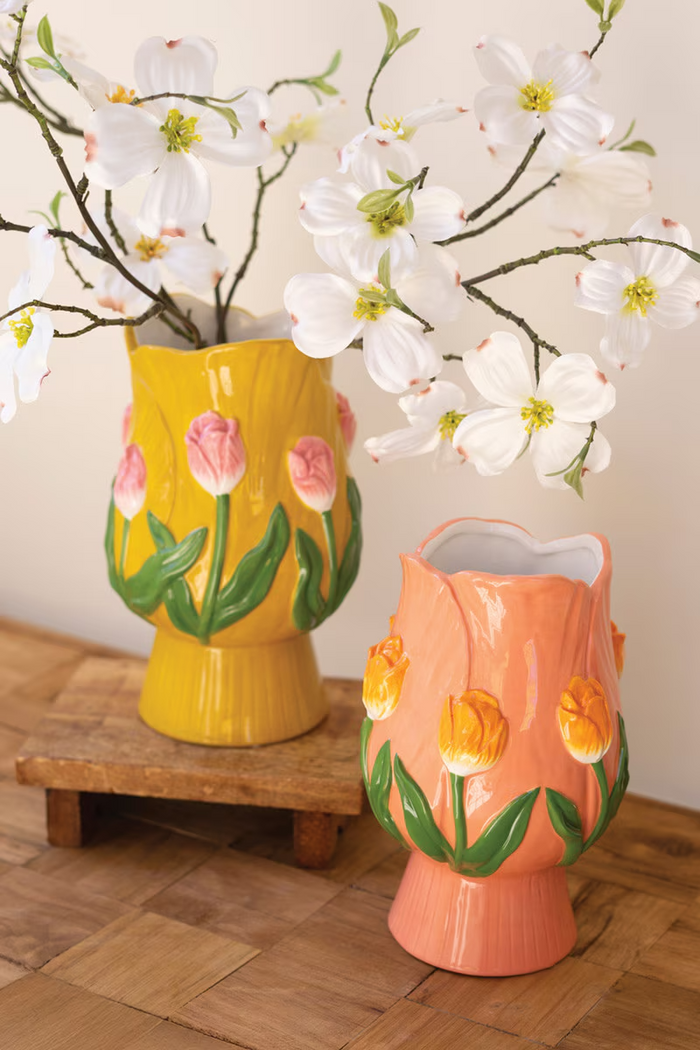 Ceramic Tulip Vases Set/2