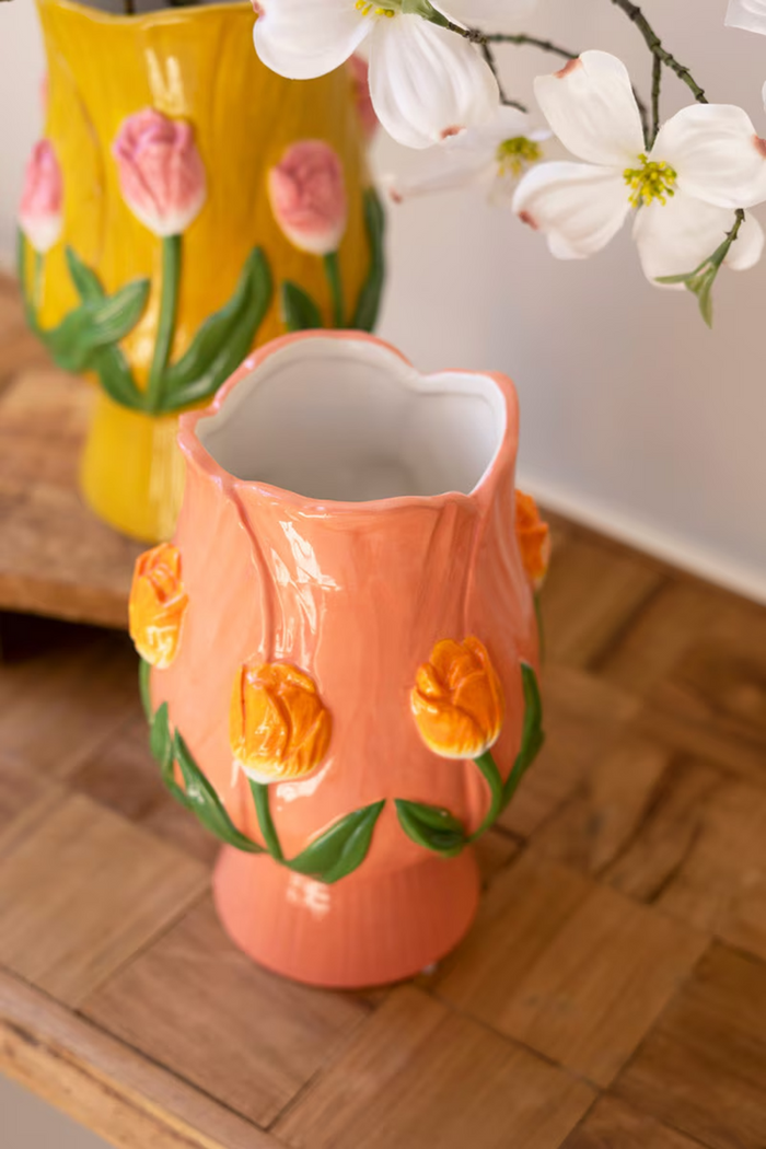 Ceramic Tulip Vases Set/2
