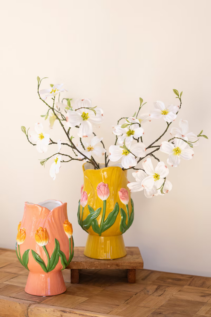 Ceramic Tulip Vases Set/2