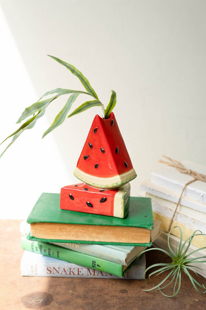Ceramic Watermelon Bud Vases Box/3