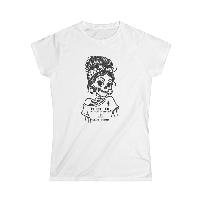 Certified Snack Dealer & Nap Negotiator Tee