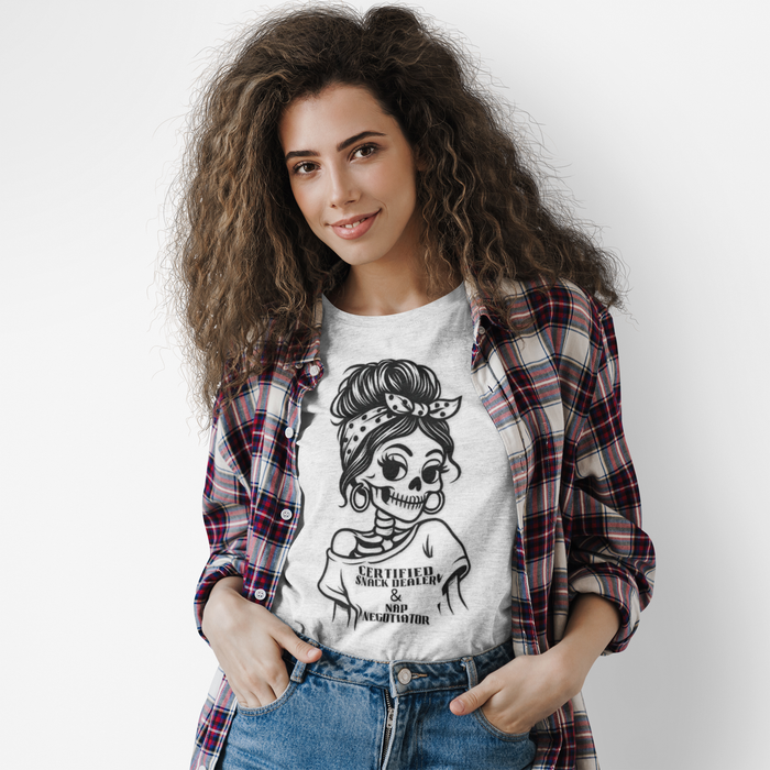 Certified Snack Dealer & Nap Negotiator Tee