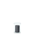 Charcoal 5cm x 7.5cm Pillar in 8cm x 10cm Glass Pack of 1