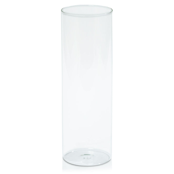 Clear 10cm x 30cm Glass Cylinder Pack of 1