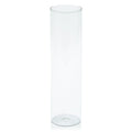 Clear 8cm x 30cm Glass Cylinder Pack of 1