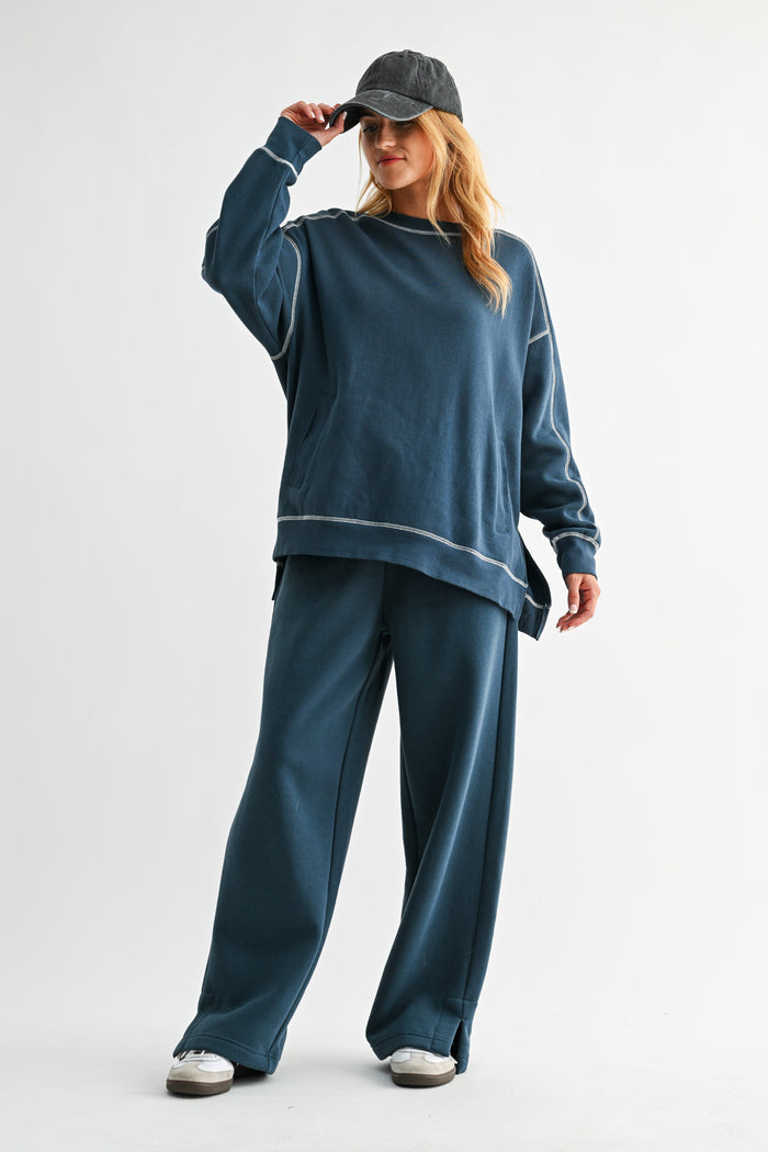 Cloudwalk Wide Leg Fleece Pants