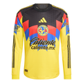 adidas Club America 25/26 Authentic Long-Sleeve Home Jersey | Yellow | Men's