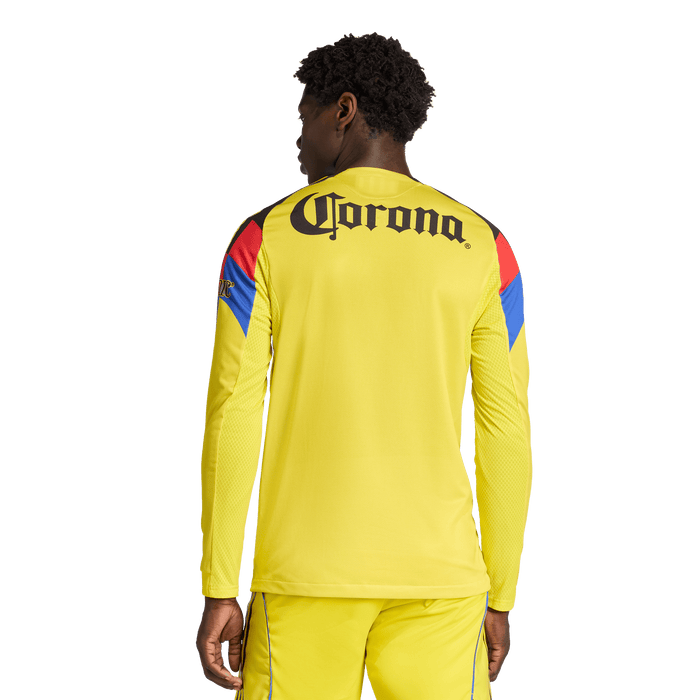 adidas Club America 25/26 Authentic Long-Sleeve Home Jersey | Yellow | Men's