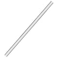 Clear reusable Coffee Straw - XL shown at a diagonal angle against a white background, displaying its transparent straight design and smooth cylindrical shape.