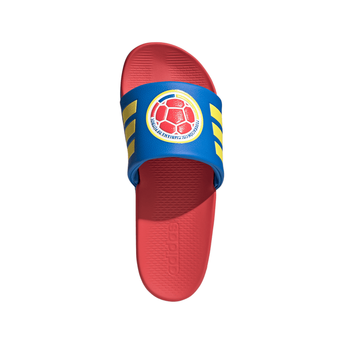 adidas COLOMBIA 26 Slides | Royal Blue / Solar Yellow / Red | Men's