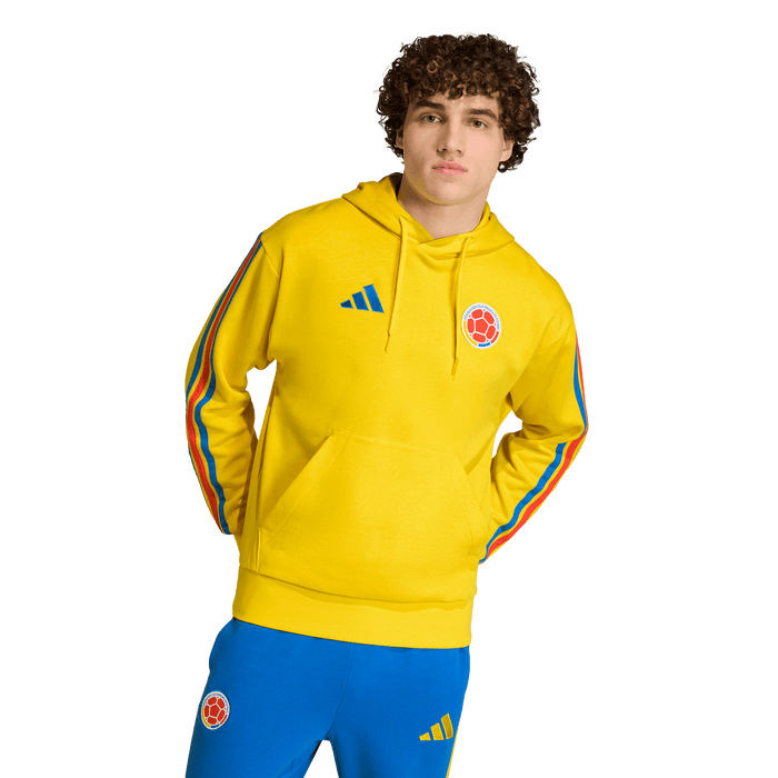 adidas Colombia DNA Fleece Hoodie | Yellow | Men's