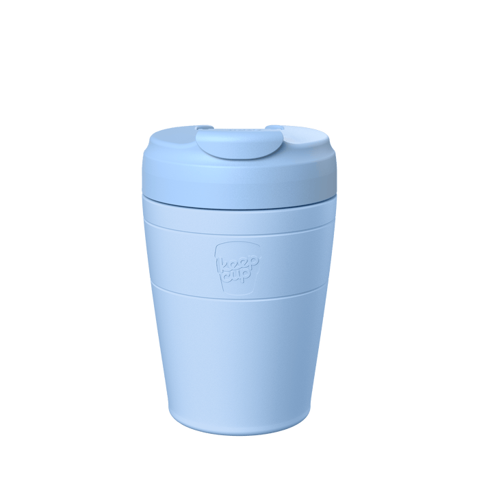Orchid Commuter travel mug with a KeepCup logo on a transparent background