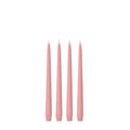 Coral Pink 25cm Taper Candles Pack of 4