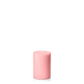 Coral Pink 7cm x 10cm Pillar Pack of 1