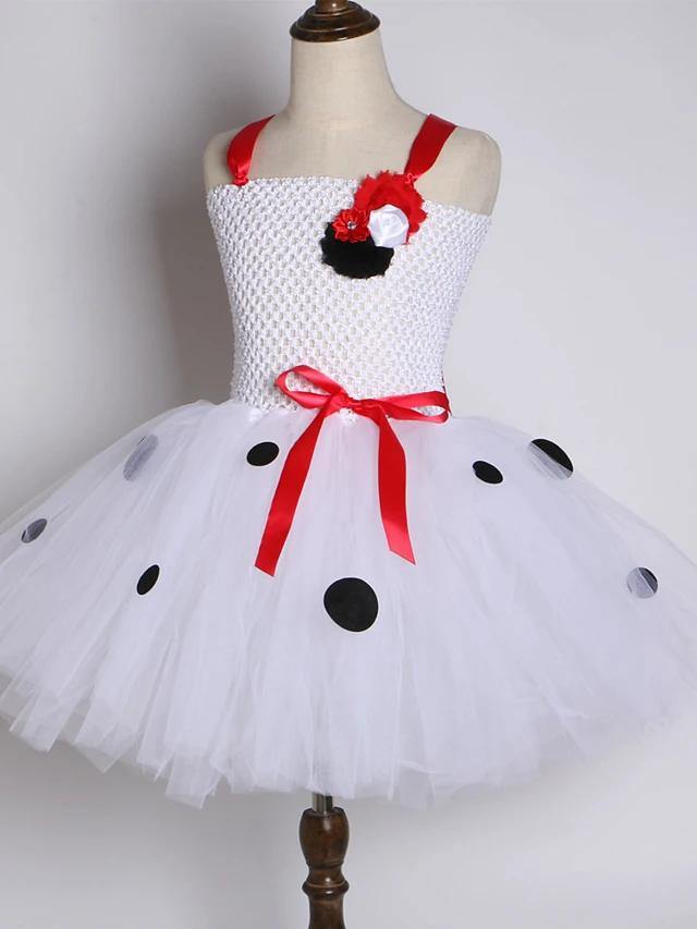 Dalmation Tutu Dress & Headband Costume (Toddler/Child)