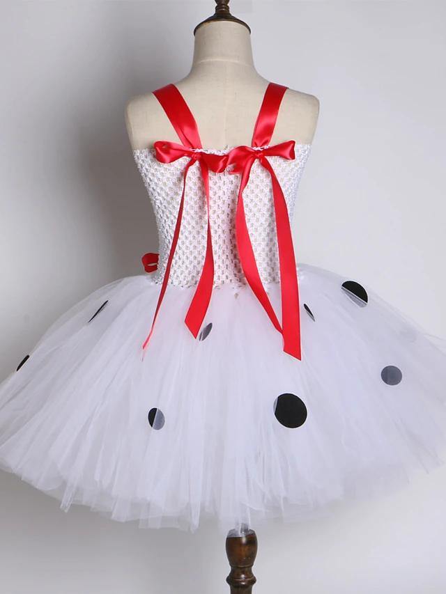 Dalmation Tutu Dress & Headband Costume (Toddler/Child)