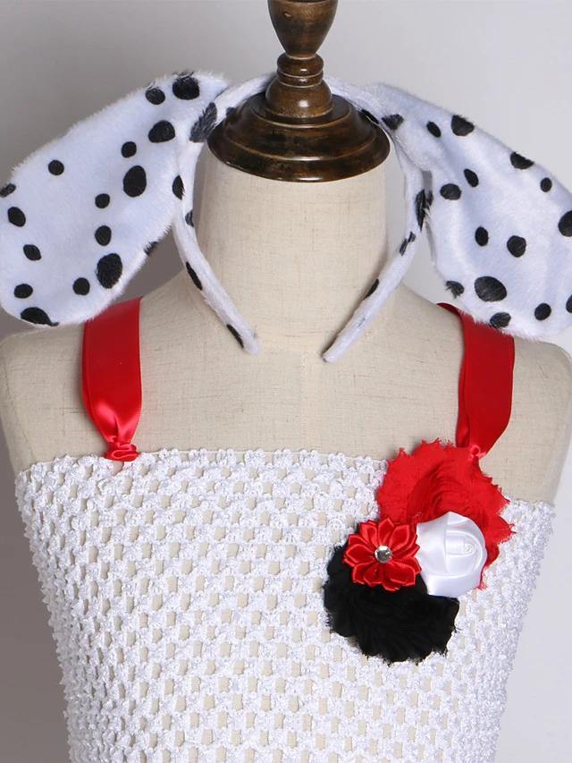 Dalmation Tutu Dress & Headband Costume (Toddler/Child)