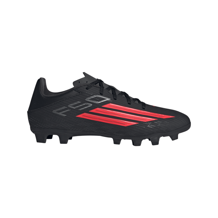 adidas F50 CLUB FG/MG Soccer Cleats | Core Black / Lucid Red / Core Black | Men's