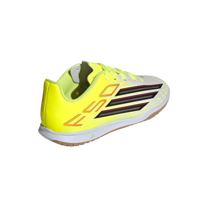 adidas F50 CLUB Indoor Soccer Shoes | Team Solar Yellow 2 / Core Black / Lucid Red | Kid's
