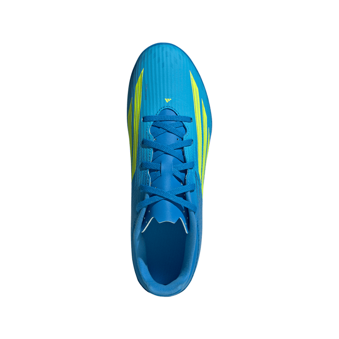 adidas F50 CLUB Turf Soccer Cleats | Lucid Ray Blue / Team Solar Yellow 2 / Lucid Aquamarine | Men's