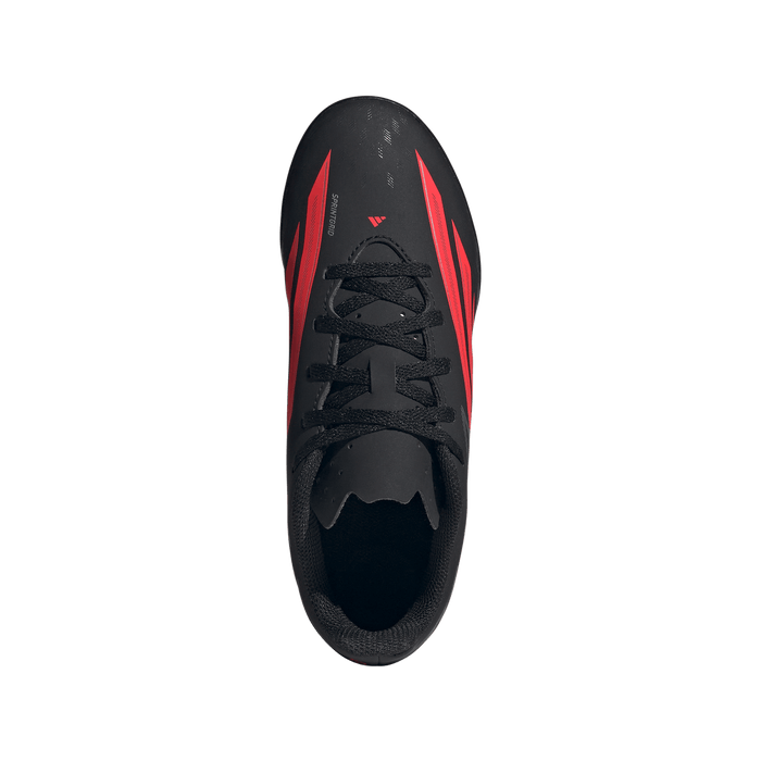 adidas F50 CLUB Turf Soccer Shoes | Core Black / Lucid Red | Kid's