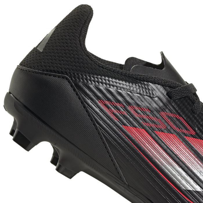adidas F50 LEAGUE Firm/Multi-Ground Cleats | Black / Solar Red | Kid's Unisex