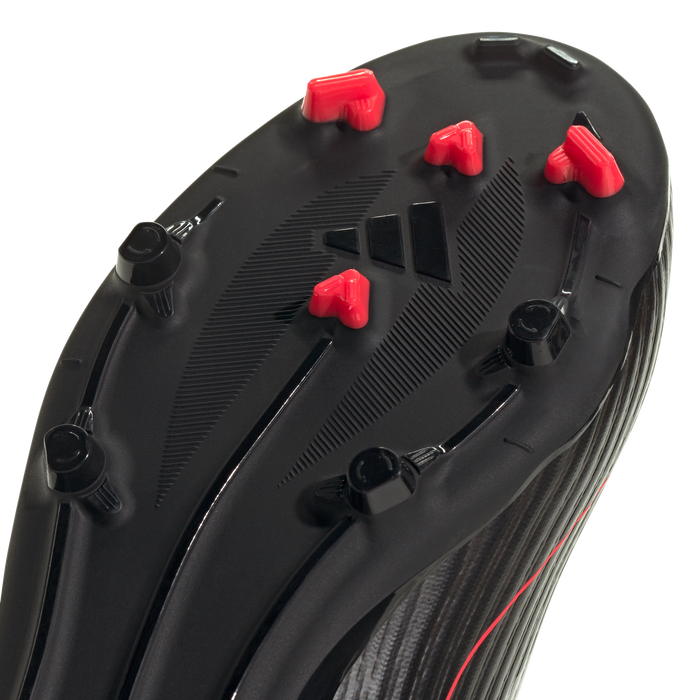 adidas F50 LEAGUE Firm/Multi-Ground Cleats | Black / Solar Red | Kid's Unisex