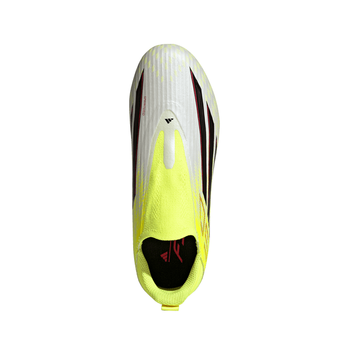 adidas F50 League Laceless Soccer Cleats | Team Solar Yellow 2 / Core Black / Lucid Rec | Kid's