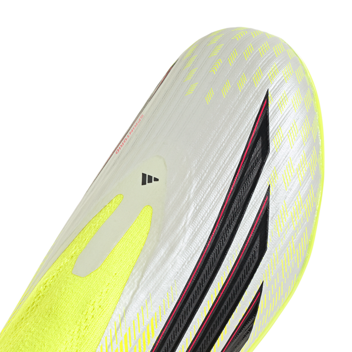 adidas F50 League Laceless Soccer Cleats | Team Solar Yellow 2 / Core Black / Lucid Rec | Kid's