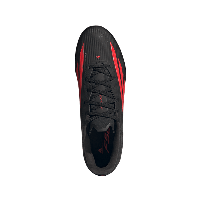 adidas F50 LEAGUE Turf Soccer Cleats | Core Black / Lucid Red | Men's