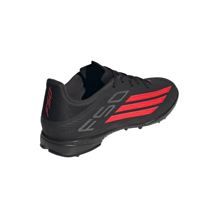 adidas F50 LEAGUE Turf Soccer Cleats | Core Black / Lucid Red | Men's