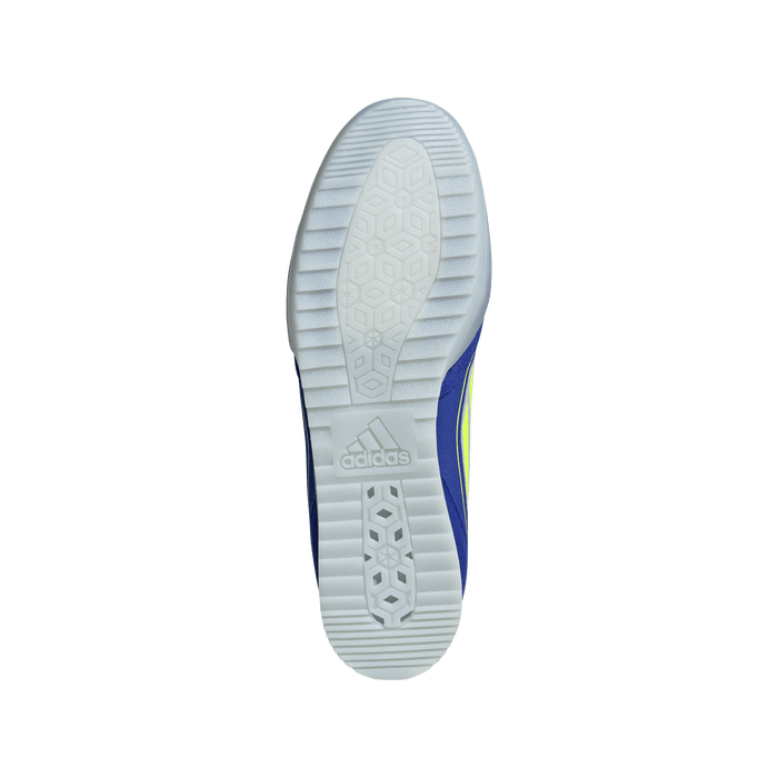 adidas F50 Messi Freestyle Indoor Soccer Shoes | Silver Metallic / Solar Yellow | Men's