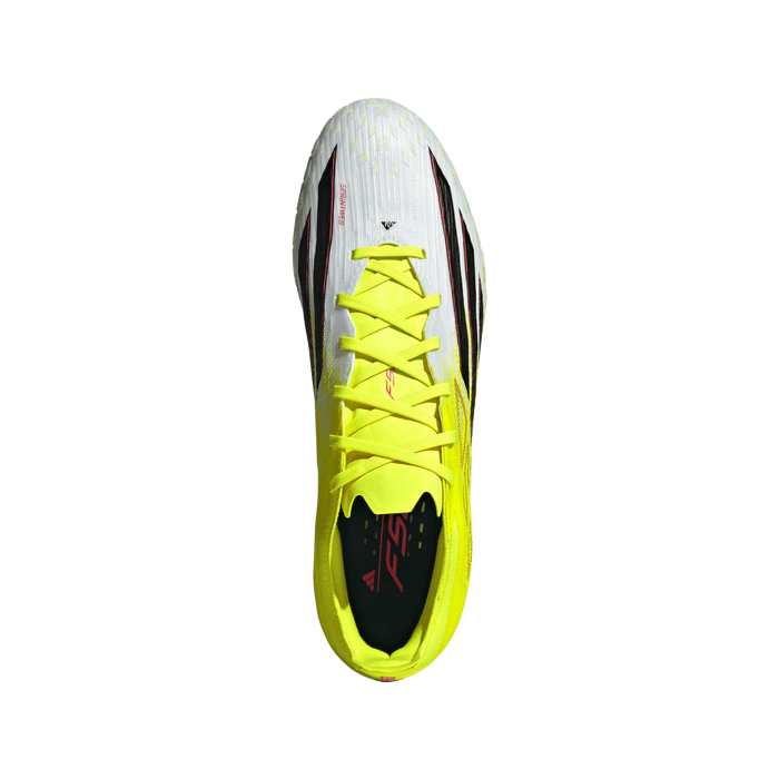 adidas F50 PRO Firm Ground Soccer Cleats | Team Solar Yellow 2 / Core Black / Lucid Red | Men's