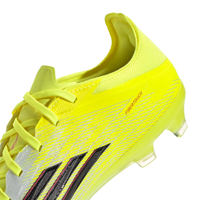 adidas F50 PRO Firm Ground Soccer Cleats | Team Solar Yellow 2 / Core Black / Lucid Red | Men's
