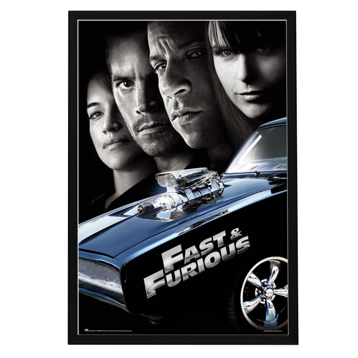 "Fast and Furious" (2009) Framed Movie Poster