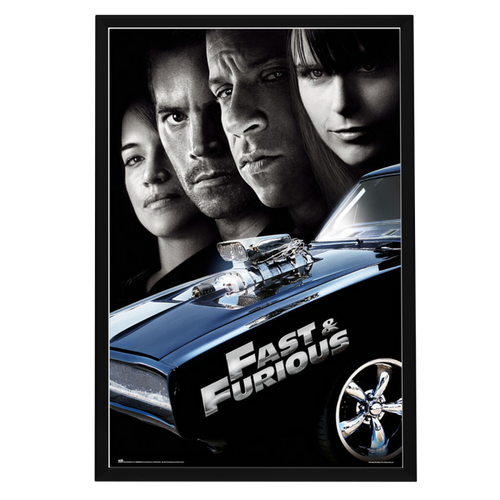 "Fast and Furious" (2009) Framed Movie Poster