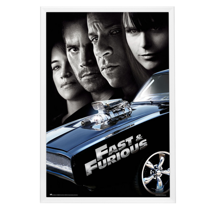 "Fast and Furious" (2009) Framed Movie Poster